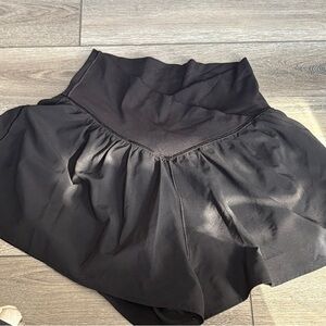 aerie Black Athletic Skort Shorts